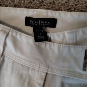 White House Black Market Ivory Trousers